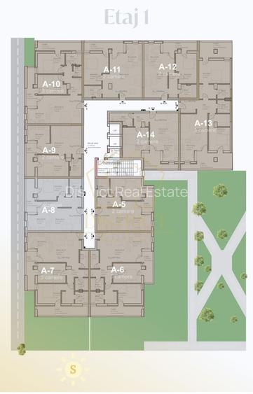 Apartament superb cu 3 camere și balcon de 16 mp | Calea Aradului - 11