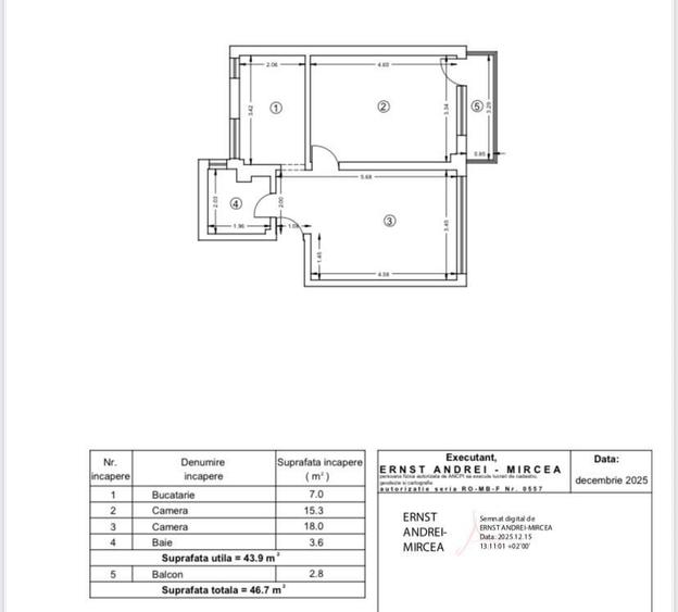 2 camere Eroii Revoluției | 6 min metrou | Parcare | Boiler - 1