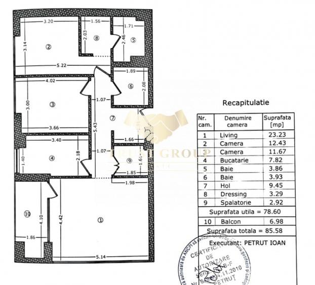 Apartament cu 3 camere | Bloc nou | Str. Petru Rares 12 | 300 m Metrou