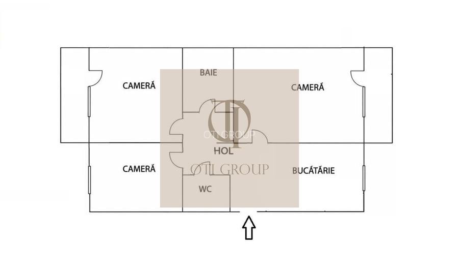 3 camere, Piața Zorilor, 67 mp utili, 2 balcoane, etaj intermediar - 1