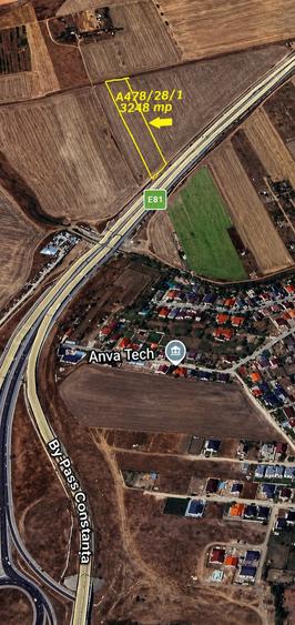 Teren 3248 mp Lazu - langa A2 - investitie excelenta