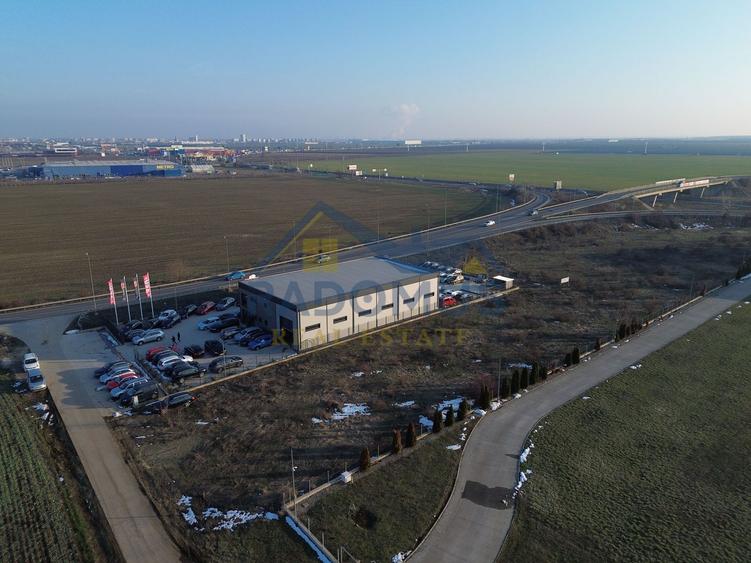 Teren industrial intravilan – 2 loturi – Posibilitate rate – acces DN1