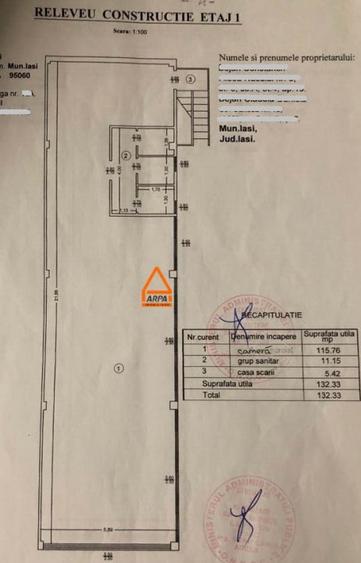 Cladire – P+2+M – Spatiu Comercial – 500 mp