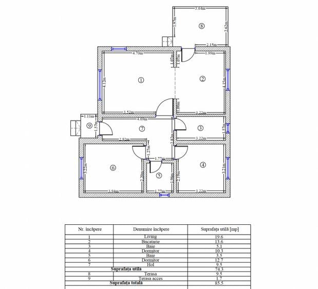 Casa Individuala 2025 Macului - Oituz | 85mp | incalzire pardoseala