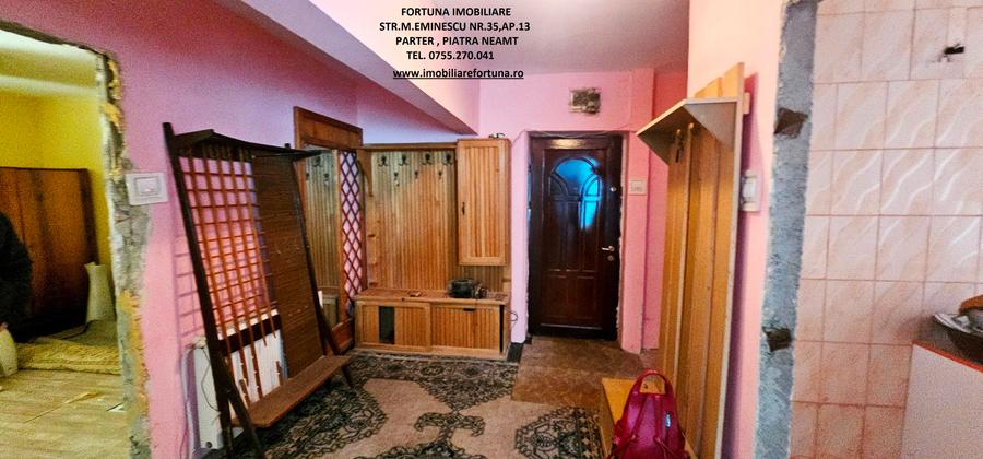 Apartament 3 camere, parter, Precista- zona Scoala nr.10