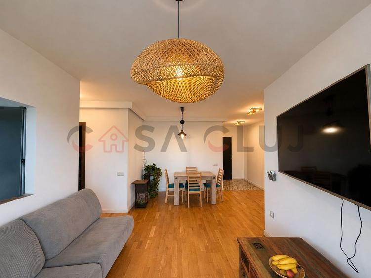 Apartament cu 3 camere, terasa 70mp, vedere panoramica