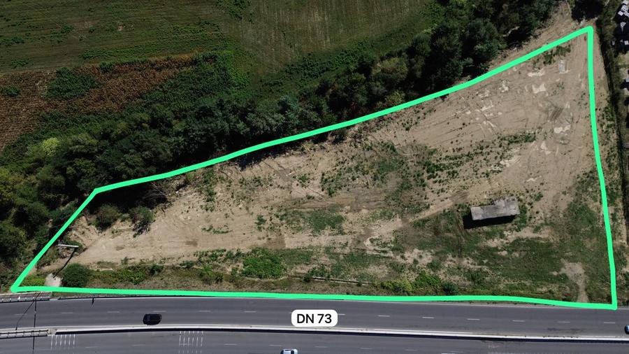 Teren intravilan 7.500 mp | DN73 | 4 km de Dacia Mioveni