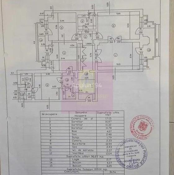 Apartament 4 camere bd Decebal stradal - 10