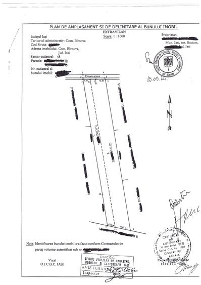 Teren situat in zona Bucium- Pietrarie