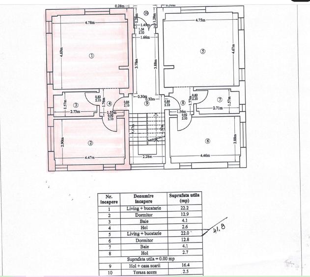 Otopeni- 2 camere+loc parcare inclus. Mutare rapida! - 1