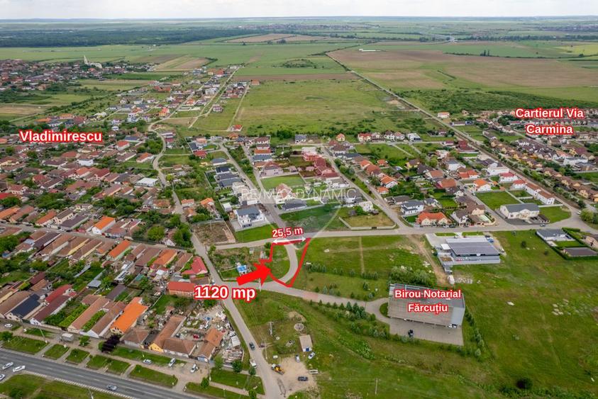 Teren pentru investiție 1.120 mp in Via Carmina Vladimirescu - 4