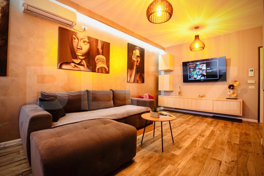 Apartament 2 camere, complet mobilat,  zona Central