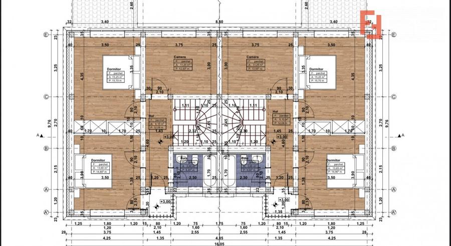 Duplex Mosnita 4 Camere si 3 Dormitoare Pozitie Excelenta - ID V2961