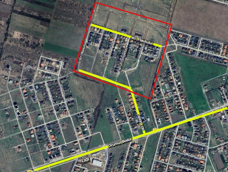 Teren de vanzare, zona Mosnita, Serena 3