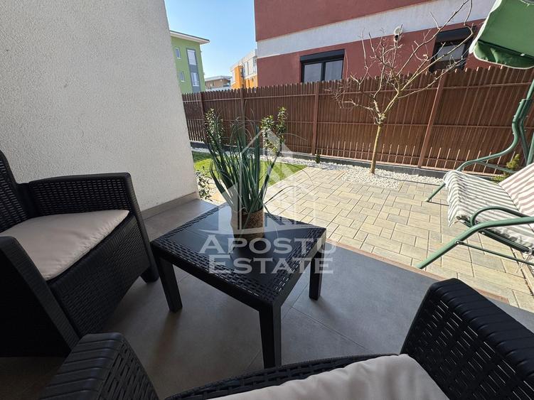 Apartament open space,3 camere si curte proprie,Dumbravita