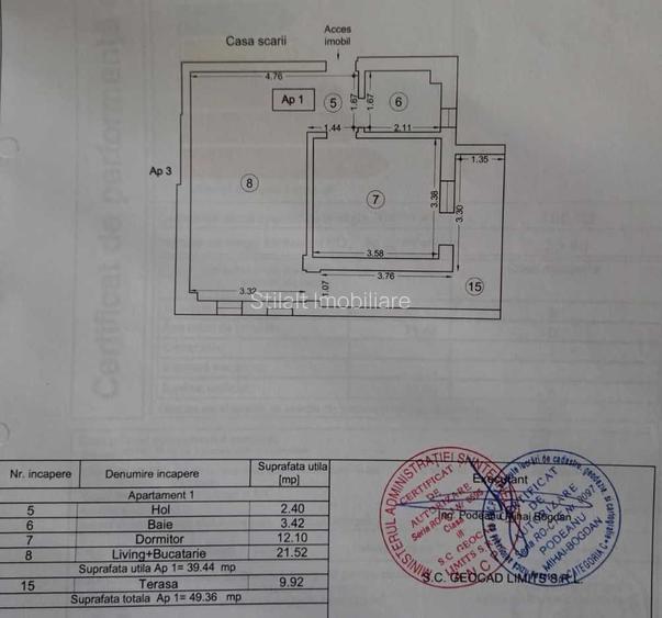 Apartament cu 2 camere si curte proprie de vânzare in Mamaia Nord, zona Sunset - 3