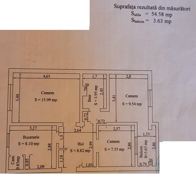 EXCLUSIVITATE APARTAMENT 3 CAMERE SEMIDECOMANDAT CONFORT 1 ZONA INEL 2