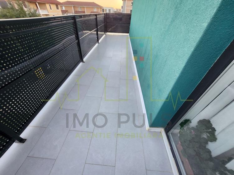 3 Camere. Etaj 1. Mobilat si utilat. 2 locuri de parcare. 2 Bai. 2 Balcoane