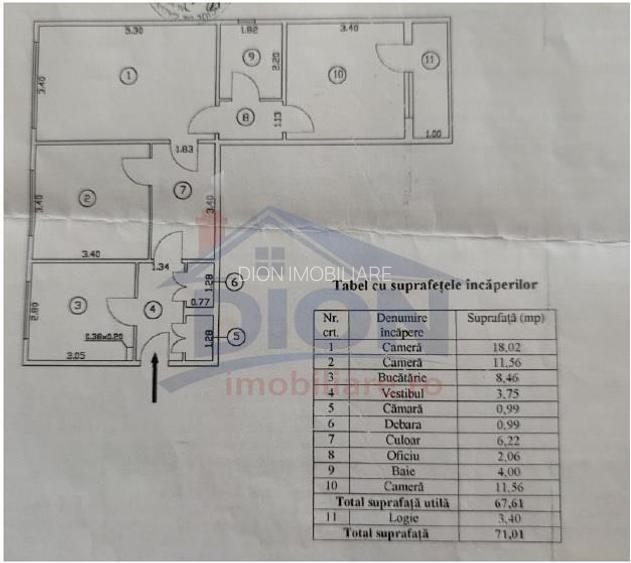 APARTAMENT 3 CAM, BRANCOVEANU - 9