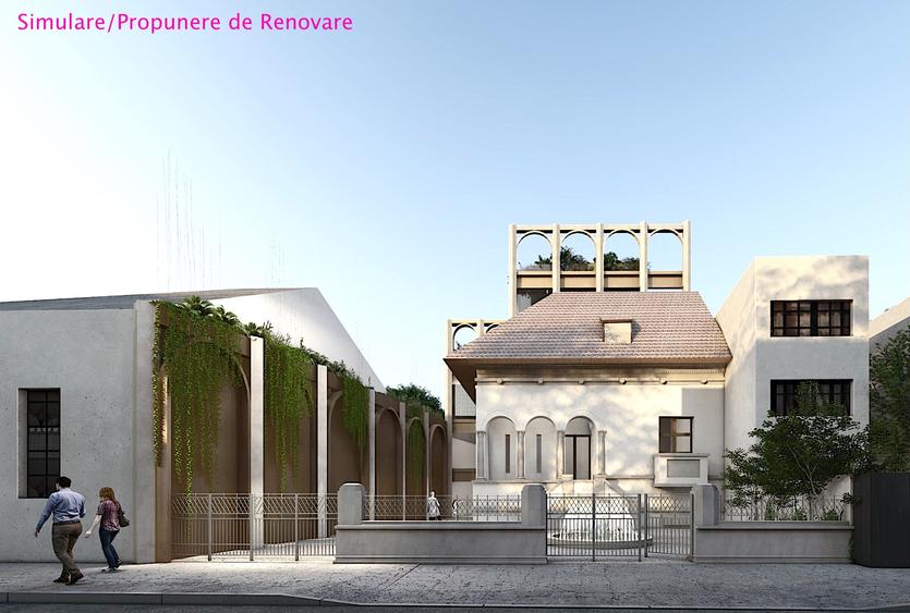 Parcul Cismigiu vila (de renovat), singur curte si cu teren mare