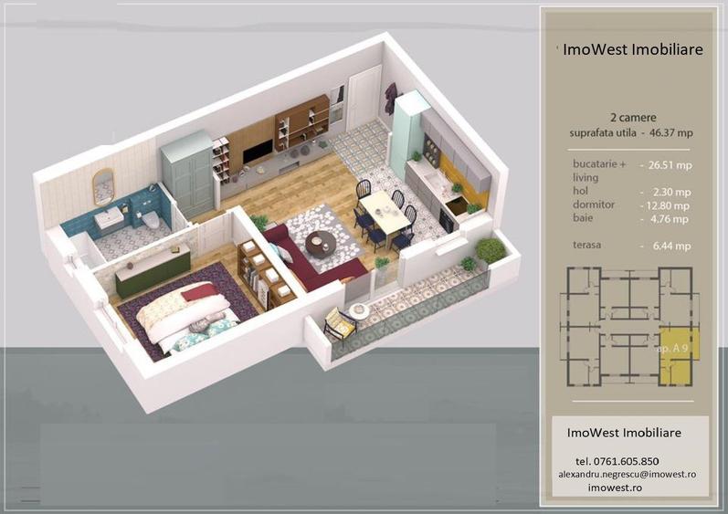 Giroc-Aleea cu plopi | Apartamente cu 1 si 2 camere | Loc de parcare inclus
