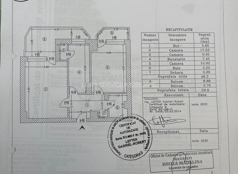 Pantelimon, Mega Mall, 60 mp, 2 balcoane, etaj 3, renovat - 11