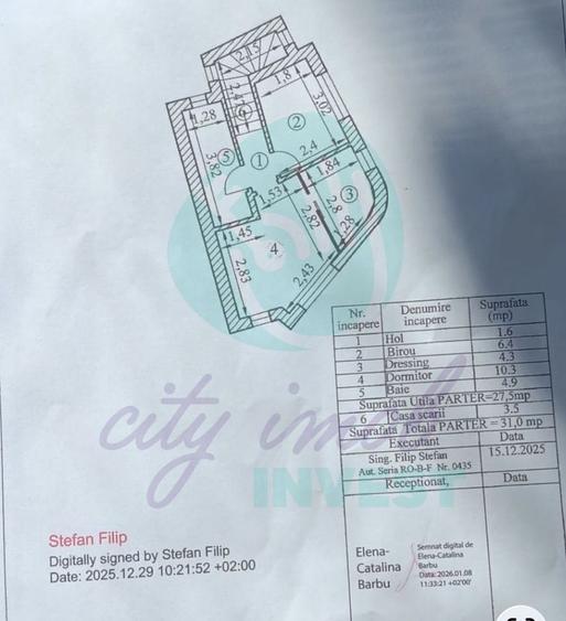 Casa receptionata in 2025 singura in curte