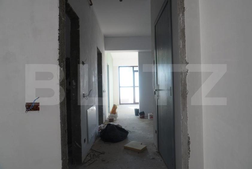 Apartament 3 camere, bloc nou, 67mp, semifinisat, zona Centrala