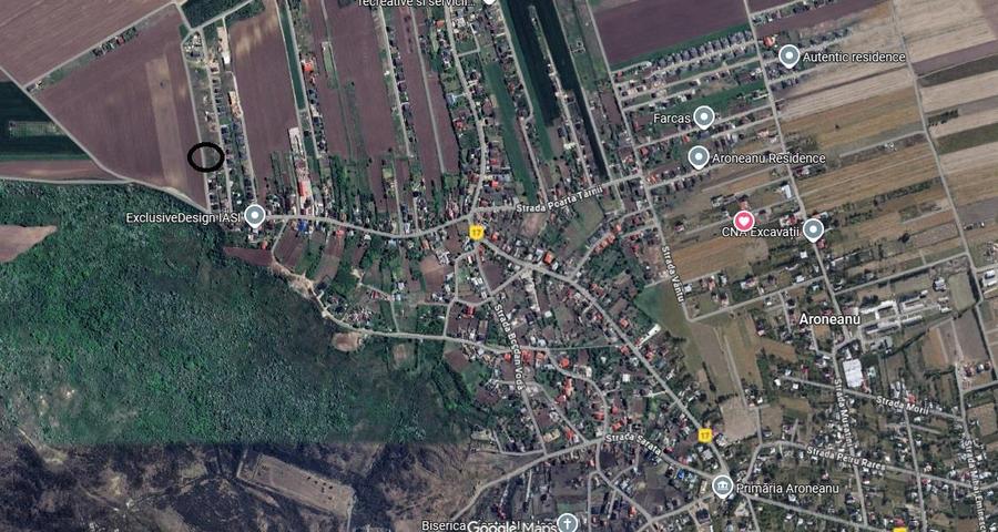 Aroneanu str Viisoarei TEREN 2 loturi x 650 mp. Intravilan cu utilitati zona con