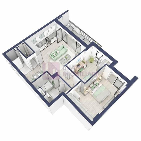 Apartament 3 camere PREMIUM | Turnisor | etaj 1 | boxa | lift |