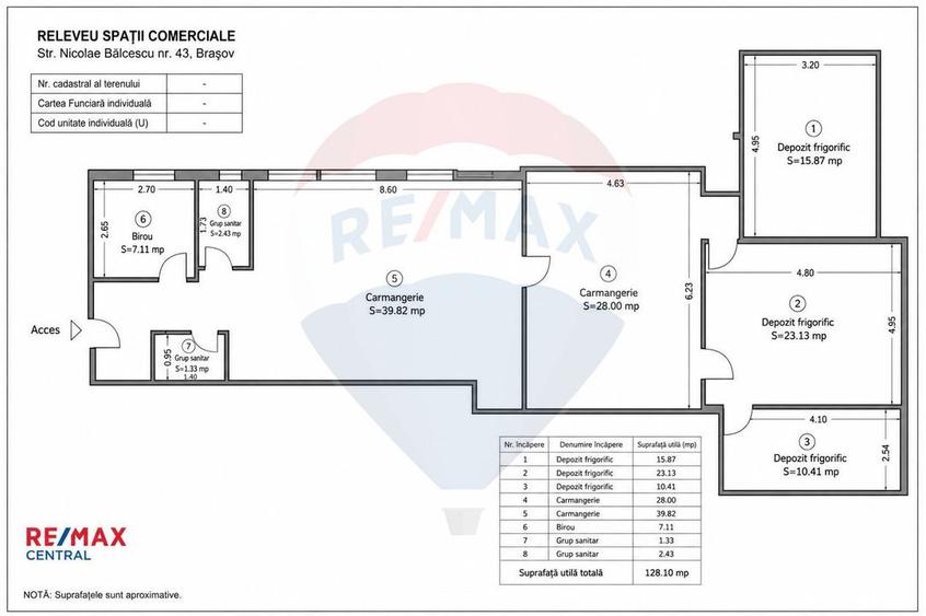 Oportunitate în Centrul Istoric –Spațiu comercial 299 mp utili, Brașov