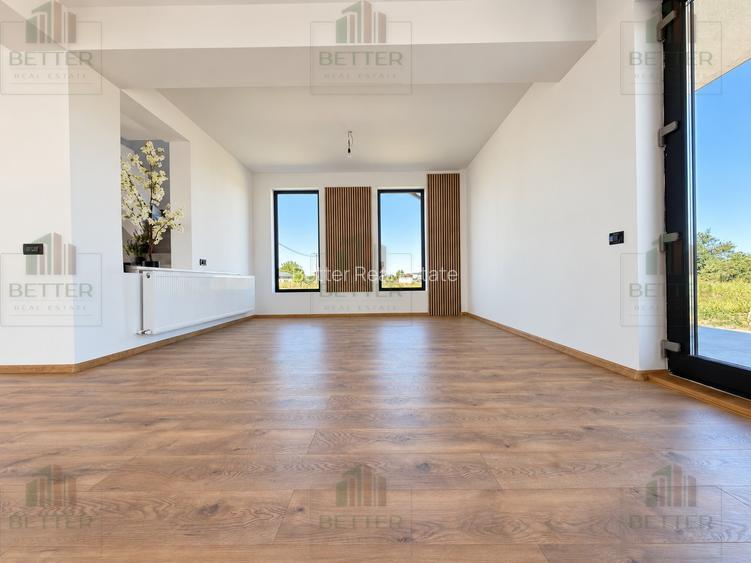 Casă P+1E, 4 camere - 2 bai, 118 mp utili, teren 422 mp - 6