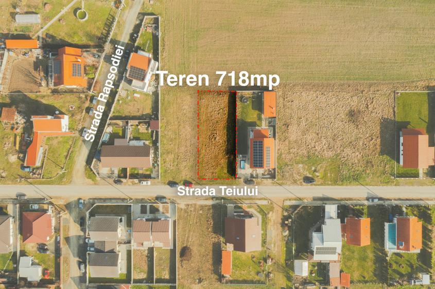 Drum asfaltat - Utilitati - str. Teiului - Sacalaz