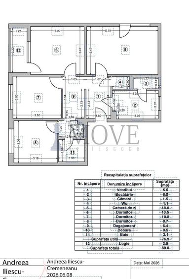 Apartament de 4 camere decomandate - Aleea Costinesti