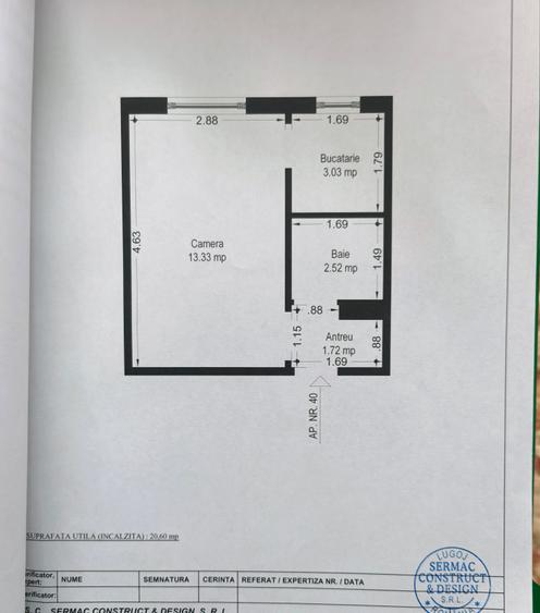 Garsoniera zona Dambovita 45500 euro