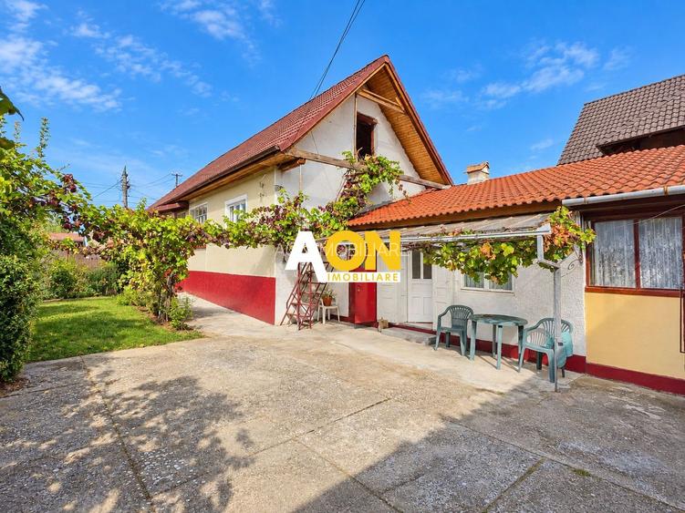 Casa traditionala, 3 camere, la asfalt, 1685 mp teren, Ciugud