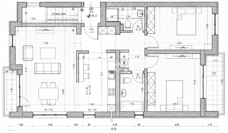 Apartament 3 camere | 79 mp utili | Etaj 2 | Octavian Goga, Șelimbăr | Clasa A | - 1