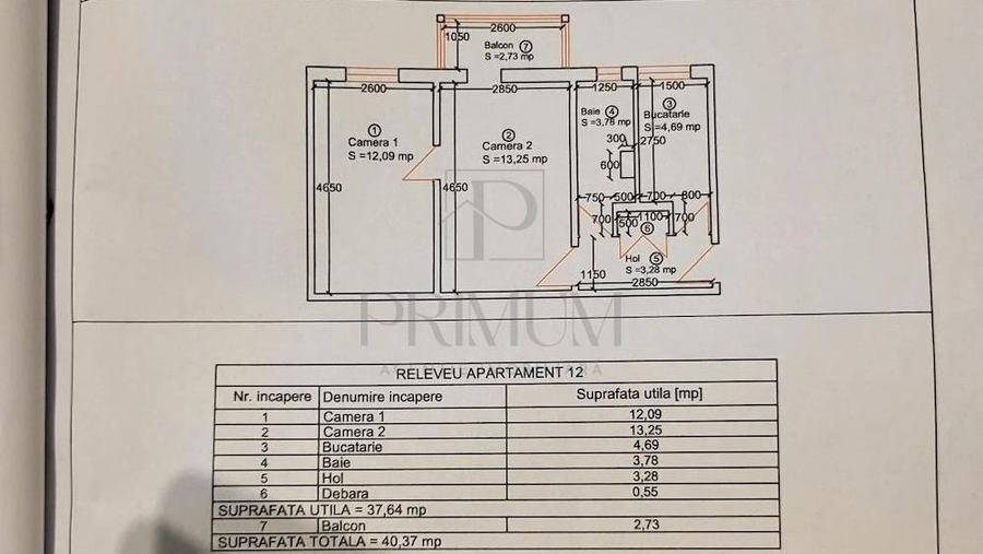 TIPOGRAFILOR - 2 CAMERE - ETAJ 2 - CENTRALA PROPRIE - ZONA EXCELENTA