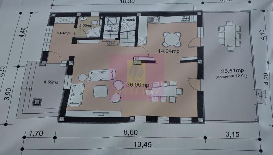 Vila cu 4 camere de vanzare  in Brebu