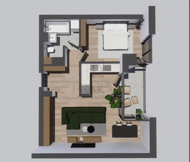 CENTRAL - 2 CAMERE - ETAJUL 1 - SPATIOS - ZONA EXCELENTA