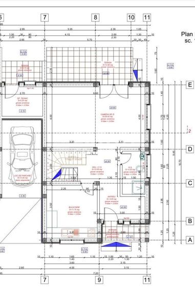 Duplex cu 4 camere despartit prin garaj in Mosnita Noua