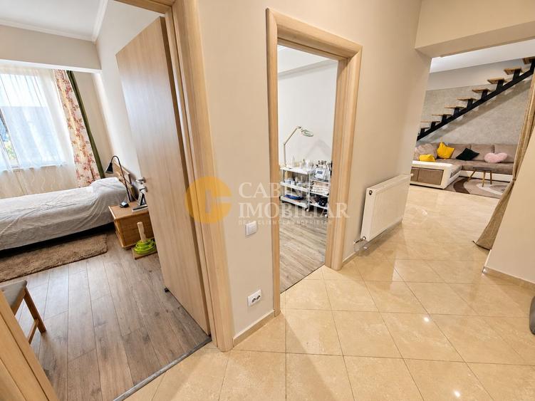 3 camere - mobilat & utilat - 77mp - tip DUPLEX