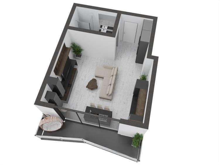 Apartament tip Studio - O.B.A TOWER