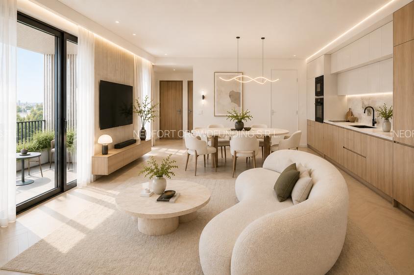 NEOFORT 42– APARTAMENT 2 CAMERE, Metrou Muncii 300m, Parc National, 2 lifturi, - 4