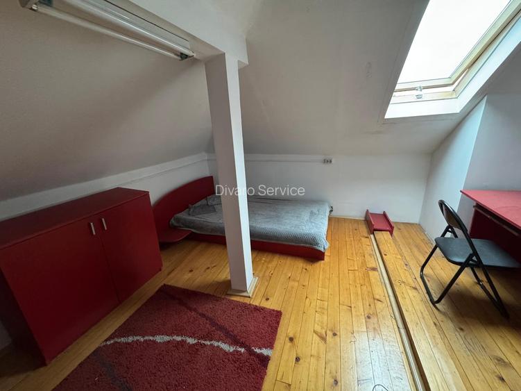 Inchiriere apartament spatios mansarda 5 camere in vila curte Cotroceni metrou - 8