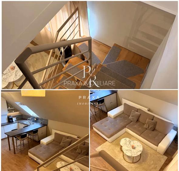 Apartament 3 camere, 65mp, mobilat, parcare, scara interioara, Edgar QUuinet!