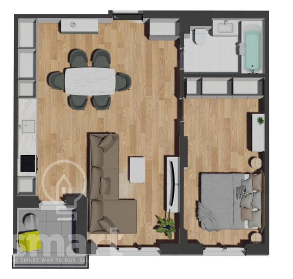 Apartament 2 camere BLOC NOU zona Vivo