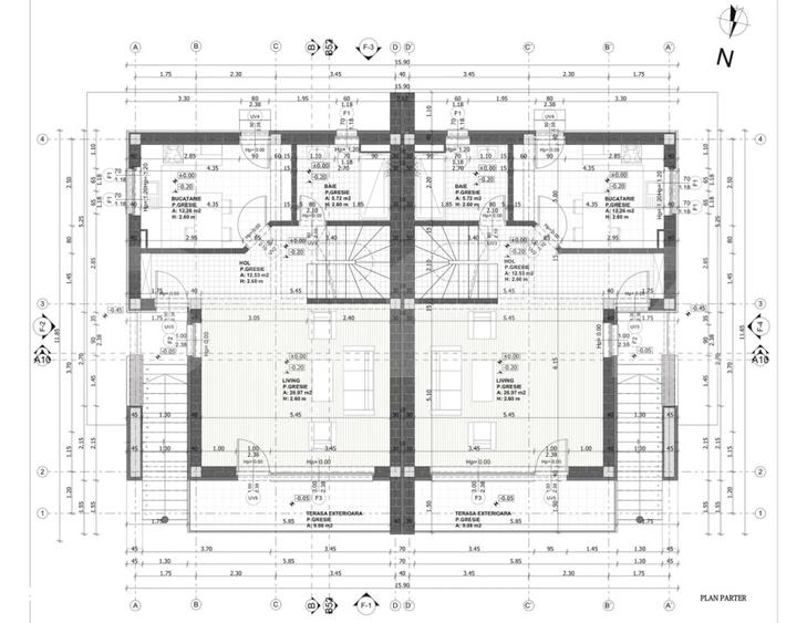 Casa moderna cu terasa panoramica si garaj dublu – confort, intimitate