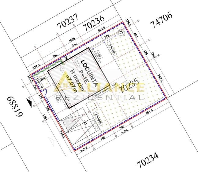 ALLIANCE MIORITA | Vila individuala cu 4 camere - 2 bai | Teren 309 MP