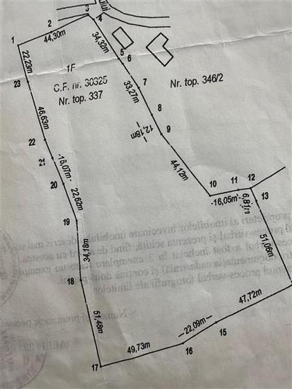 Teren intravilan, 3694 mp., zona Primaria Bocsa, COMISION ZERO% PT. CUMPARATOR.